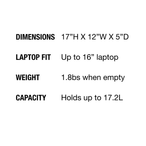 ISM Backpack - Large with Gold Zippers - Picture 3 of 3